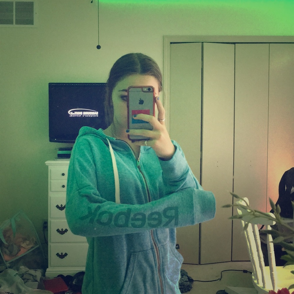 Blue Reebok Zip-Up